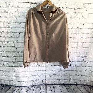 ALICE STEWART Long sleeve Button up. SZ 18